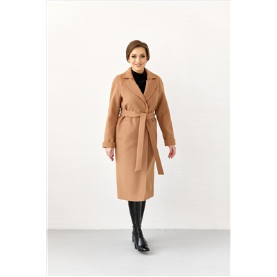 Пальто женское демисезонное 22555  (кэмел)