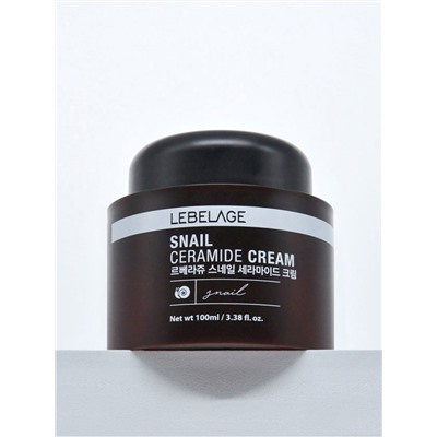 Lebelage Крем для лица с керамидами и муцином улитки / Snail Ceramide Cream, 100 мл