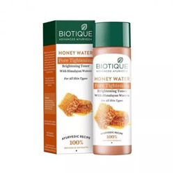 Тонер для лица с Мёдом: сужение пор (120 мл), Honey Water Pore Tightening Toner, произв. Biotique