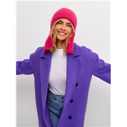 Ушанка с ангорой 40% на велюре PR 091