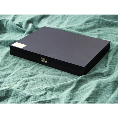 Столовые приборы «Оску», 24 предмета, в коробке, нержавеющая сталь, золотистые