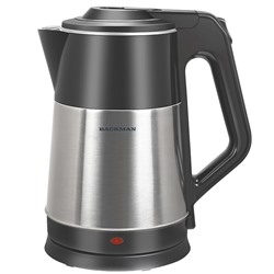 Чайник BACKMAN BM-TEA 727 2200Вт обьем 2,3 л нержавеющей стали (12)
