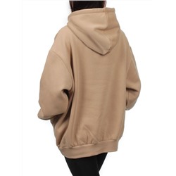 2622 BEIGE Толстовка женская (85% хлопок, 10% полиэстер, 5% спандекс)