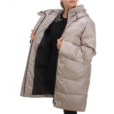 S21122 BEIGE Куртка зимняя женская облегченная Y SILK TREE (150 гр. холлофайбер)