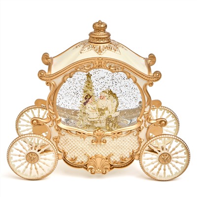 МУЗЫКАЛЬНАЯ СТАТУЭТКА "КАРЕТКА" С LED-ПОДСВЕТКОЙ 26Х11,5Х21,5 СМ