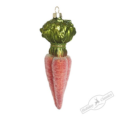 Пучок морковки  (стекло) 5х5х15,5 см