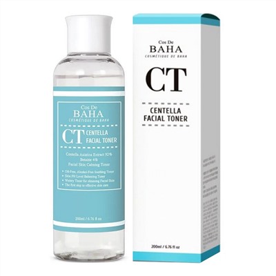 Cos De BAHA Восстанавливающий тонер с 92% центеллы / CT Centella Facial Toner, 200 мл