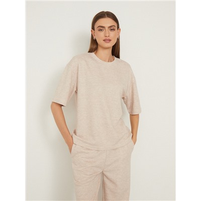 Трикотажная футболка oversize