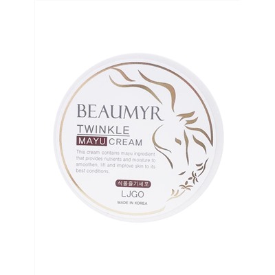 BEAUMYR Питательный крем для лица с экстрактом лошадиного жира / Twinkle Mayu Cream, 100 г