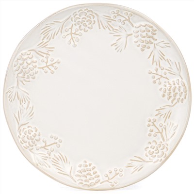 НАБОР ТАРЕЛОК ЗАКУСОЧНЫХ КОЛЛЕКЦИЯ "PINE CONES", 2 ШТ. / 20,7*2,5 СМ