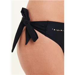 Studded Tie Bikini Bottoms