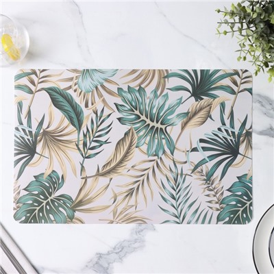 Салфетки сервировочные на стол Доляна Flores, 4 шт., 28×43 см