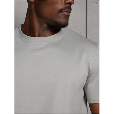 Футболка "Однотонная" Серый Мужской