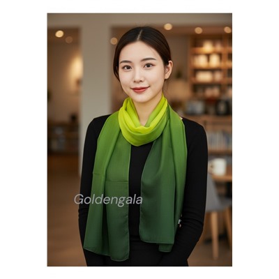 Шарф шифоновый Радуга Арт 0978/2