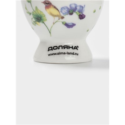 Подставка для яйца Доляна «Зелёный сад», 4.5×5 см, фарфор
