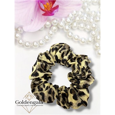 Резинка для волос объемная леопардовая Арт:Р17А/002