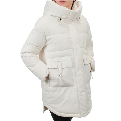 3335 MILK WHITE Куртка зимняя облегченная женская (150 гр. холлофайбер)