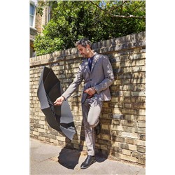 G512-01 Black (Черный) Зонт мужской полуавтомат Fulton