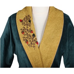 Халат Велюровый Женский (M) Pietra Yeşil Bayan Bornoz Medium - EcoCotton