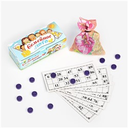 Русское лото "Время игры", 24 карточки, карточка 17.2 х 7.5 см, фишки микс
