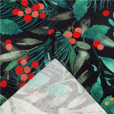 Скатерть "Этель" "Winter berry" 144х110+/- 3см, 100%хл, саржа 190г/м2
