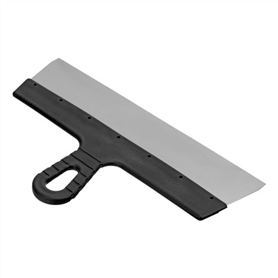 Шпатель фасадный из нержавеющей стали, 350 мм, пластмассовая ручка Сибртех