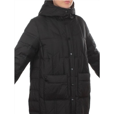 H24-32 BLACK Куртка пуховая облегченная женская (белый утиный пух)