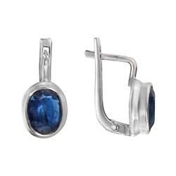 Серьги 'Кейт' с кианитом ИАСК31106Х08КТ0R1