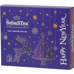 SebaSTea. Новый год. Golden Gift. Фиолетовая карт.упаковка, 20 пак. (Уцененная)