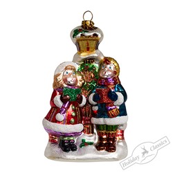 Дети "Рождественская песня" (стекло) 5,5х9х15,5 см