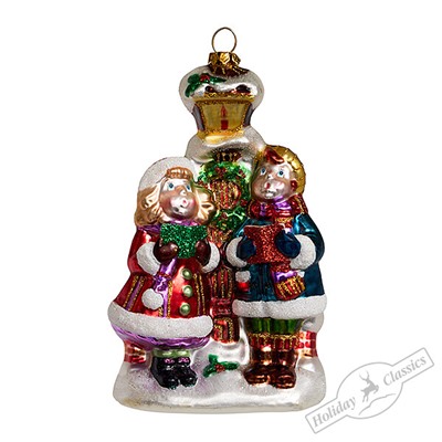 Дети "Рождественская песня" (стекло) 5,5х9х15,5 см