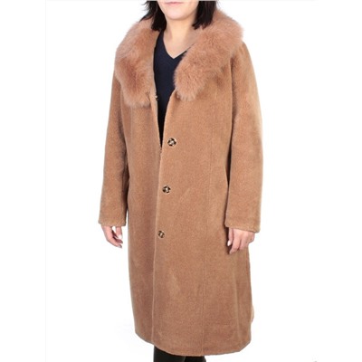 37235 BROWN Шуба женская искусственная Yi Ge
