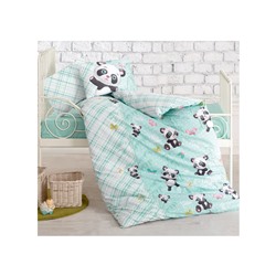 Детский Комплект Постельного белья Bebek Ranforce Uyku Seti Ucan Dostlar Mavi - cotton box