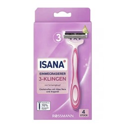 ISANA Damen Einwegrasierer Одноразовые бритвы  4 шт.