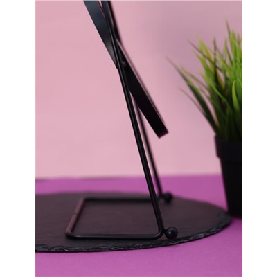 Зеркало настольное GIRLY "Black sun", black