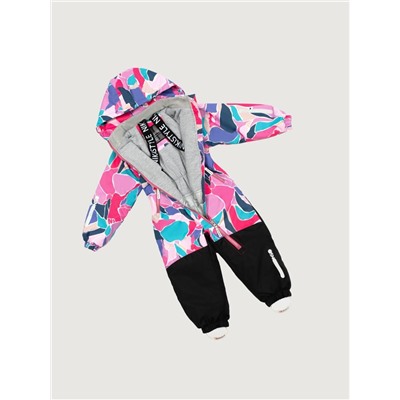 Комбинезон утеплённый для девочки NIKASTYLE 8м1025 Ягода черный