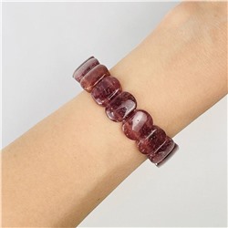Радуга Самоцветов Браслет из Клубничного кварца