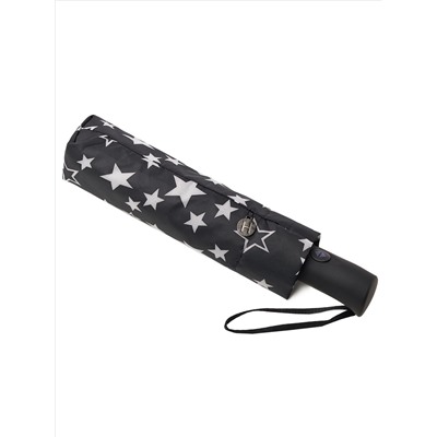 Q25807 (Звезды на черном) Зонт женский автомат Henry Backer