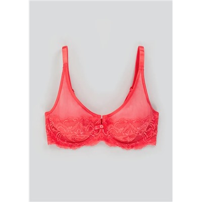 DD+ High Apex Lace Bra