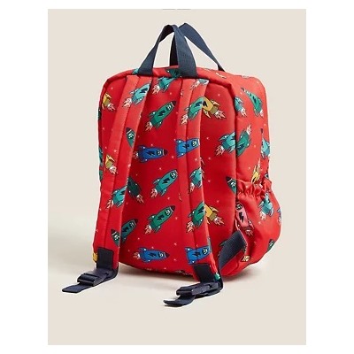 Kids' Water Repellent Rocket Nursery Backpack