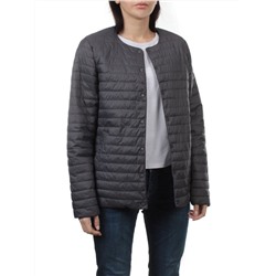 K-527 DK. GRAY Куртка демисезонная стеганая женская (70 гр. холлофайбер)
