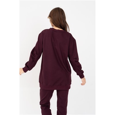 Джемпер женский 23-407L3-33 т.сливовый