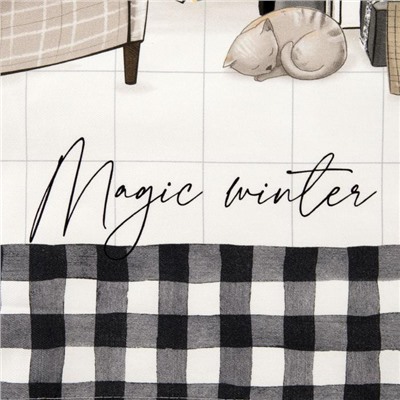 Полотенце "Этель" Magic winter 40х73 см, 100% хл, саржа 190 гр/м2