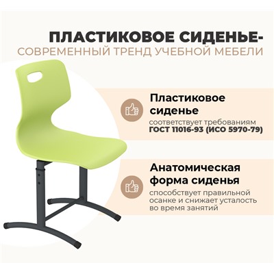 Стул Дельта SHT-S-TN28/5-7
                        д5-7 мятный / антрацит