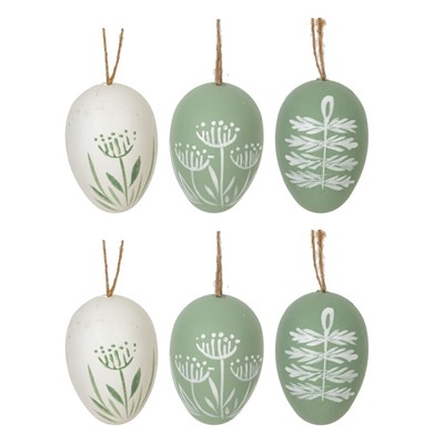 GAEM Набор из 6-ти изделий декоративных подвесных "Яйцо" (3,5*5,5), L15 W13 H5 см