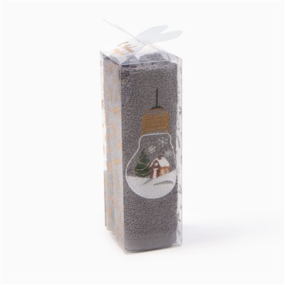 Полотенце махровое "Этель" Snow globe 30х60 см, 340 г/м2, 100% хл