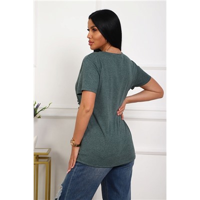 Женская футболка 29540 / зеленый