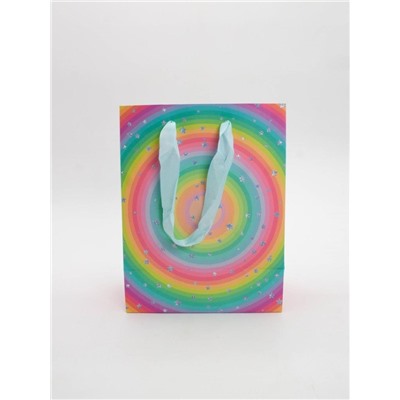 Пакет подарочный «Rainbow Gift», circle (18*23*10)