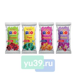 Салфетки влажные RIO. Цветы 15 шт