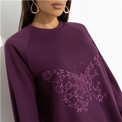 Свитшот с вышивкой, Шепот нежности